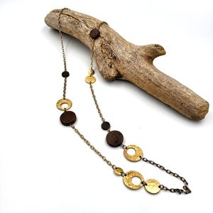 XL Metal Chain with Circular Charms